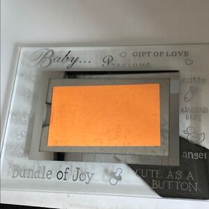 Baby Themed Glass Photo Frame